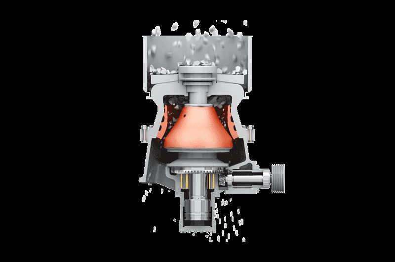 圆锥式破碎机工作原理动态图
